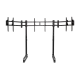 Free Standing Triple Monitor stand Next Level Racing Round Tube