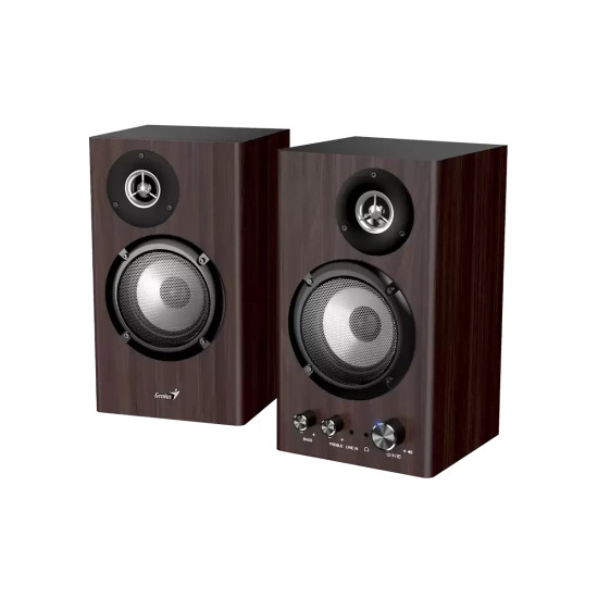 Genius тонколони Speakers 2.0 - SP-HF1812BT - 50W RMS, Bluetooth 5.3, Dark Brown