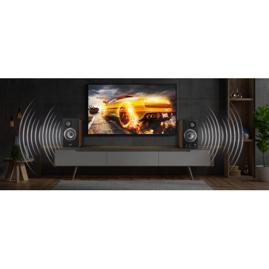 Genius тонколони Speakers 2.0 - SP-HF1200B - 36W RMS, Wood