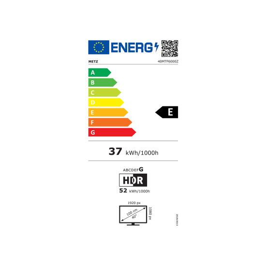 METZ Телевизор 40MTF6000Z 40