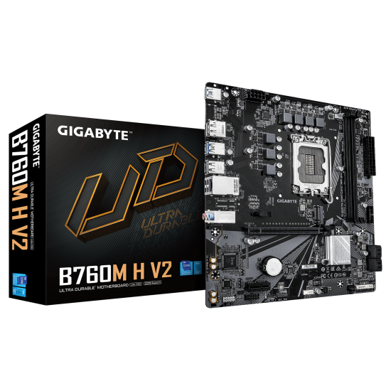 Motherboard GIGABYTE B760M H V2 DDR5, socket 1700