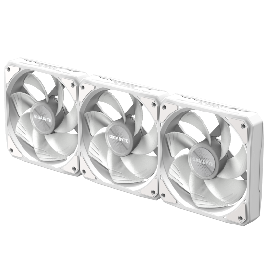 3-pack Fans GIGABYTE AORUS EZ CHAIN RVS FAN 120 ICE - 120x120x25mm ARGB