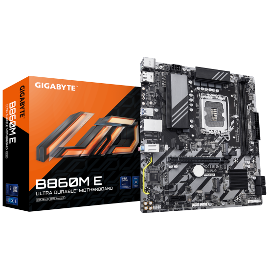 Дънна платка GIGABYTE B860M E, LGA 1851