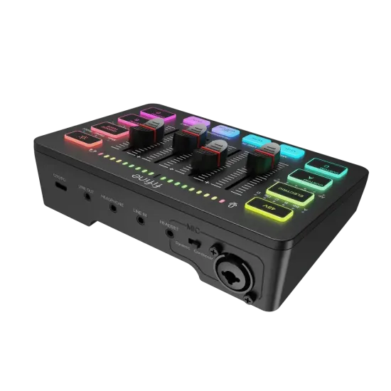 Аудио Миксер FIFINE SC3 RGB Audio Interface - Black