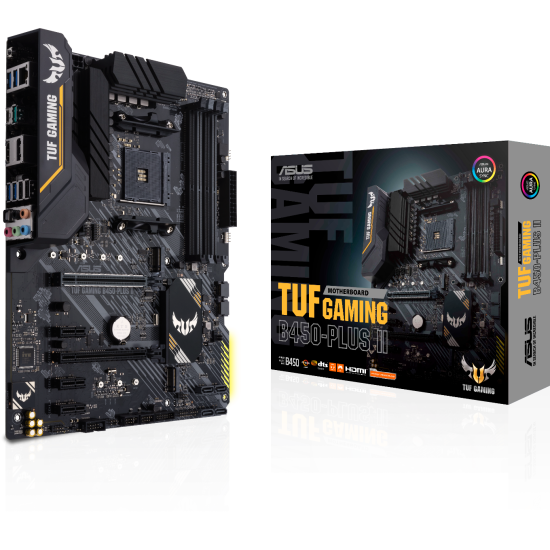 Дънна платка ASUS TUF GAMING B450-PLUS II, socket AM4