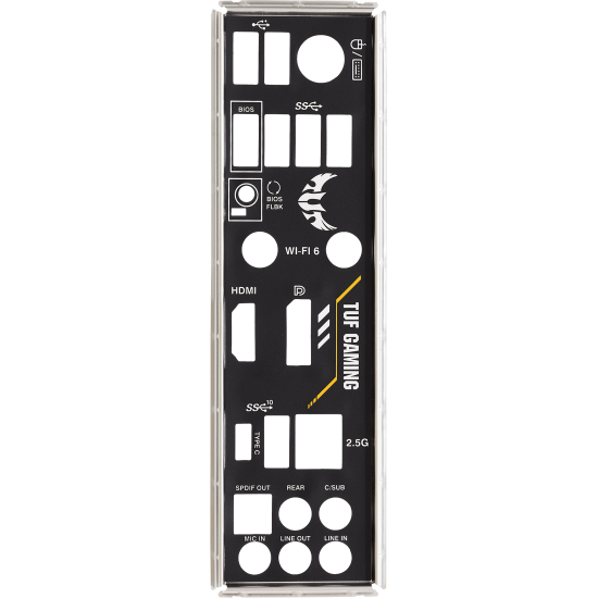 Дънна платка ASUS TUF GAMING B550M-PLUS WIFI II, AMD AM4, micro ATX, 4x DDR4, dual M.2, Wi-Fi 6, PCIe 4.0, Aura Sync RGB