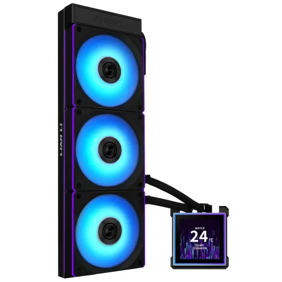 CPU AiO Cooler Lian Li HydroShift II LCD-S 360CL RGB - Black
