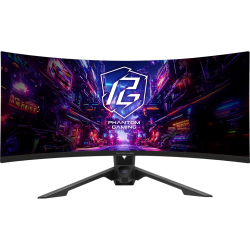 ASROCK 34 WQHD 180Hz VA 1ms 21:9 HDMI DP USB FREESYNC AUDIO HDR SWIVEL CURVED