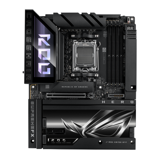Дънна платка ASUS ROG CROSSHAIR X870E-E HERO BTF WIFI AM5 DDR5