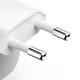 Hama Fast Charger, GaN, 2x USB-C, Folding Mini Charger, PD, 40 W, white