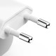 Hama Fast Charger, GaN, 2x USB-C, Folding Mini Charger, PD, 40 W, white