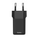 Hama Fast Charger, GaN, USB-C, Super-Mini Charger, PD, 45 W, black