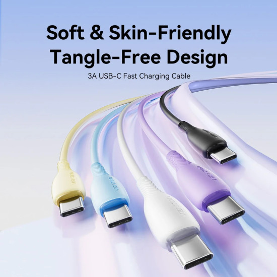 Vention Кабел USB 2.0 A Male to C Male 3A 0.25M Black - CTWBC