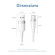 Vention Кабел USB 2.0 A Male to C Male 1.0M Black 6A Fast Charge - CTOBF