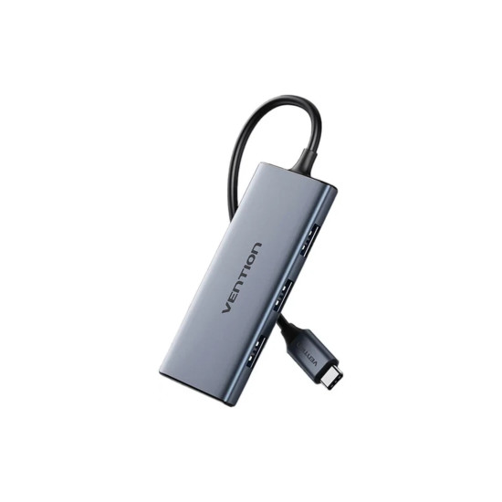 Vention докинг станция Docking Station Type-C - TOOHB - HDMI x 1, USB3.0 x 3, SD/TF