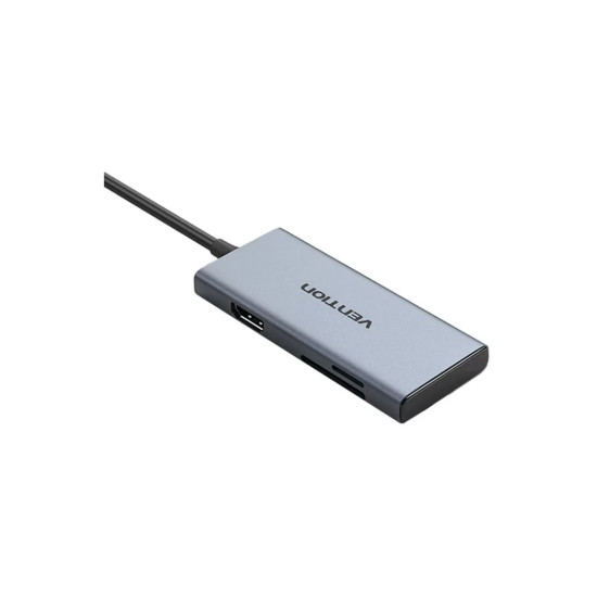 Vention докинг станция Docking Station Type-C - TOOHB - HDMI x 1, USB3.0 x 3, SD/TF