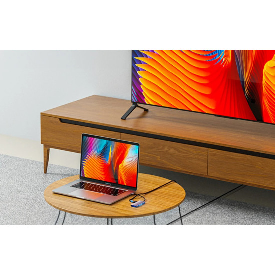 Vention докинг станция Docking Station Type-C - TOOHB - HDMI x 1, USB3.0 x 3, SD/TF