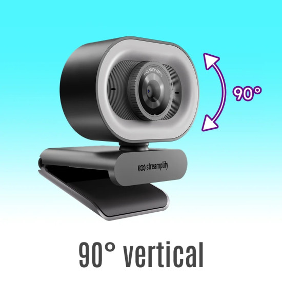 Streamplify стрийминг уеб камера Streaming Web Camera CAM PLUS - 1080p@60FPS, 2MP - SPCW-CLFH221.11