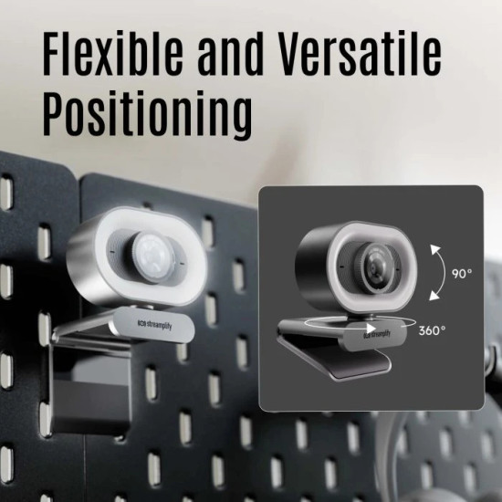 Streamplify стрийминг уеб камера Streaming Web Camera CAM PLUS - 1080p@60FPS, 2MP - SPCW-CLFH221.11