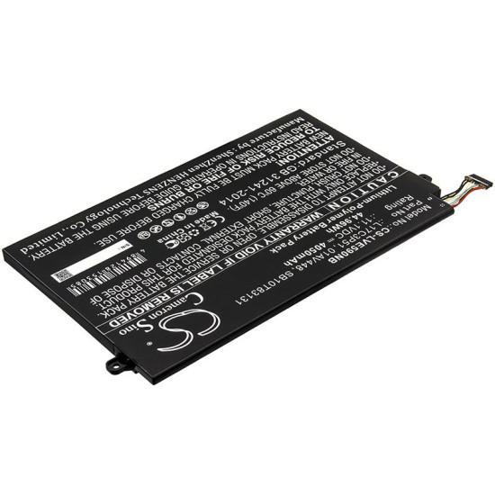 Laptop Battery for  LENOVO ThinkPad E14, ThinkPad E15, ThinkPad E480, ThinkPad E580 L17C3P51  LiPo 11.1V 4050 mAh CAMERON  SINO
