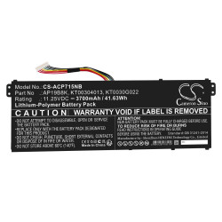 Laptop Battery for ACER  Aspire 3 A314-22-A1YY, Aspire 5 A514-53-58BG AP18C4K LiPo 11,25V 3700 mAh CAMERON SINO