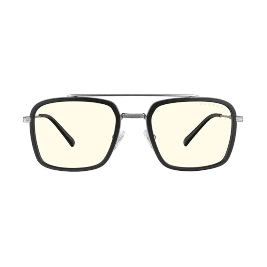 GUNNAR Baron Silver Computer Glasses - Clear