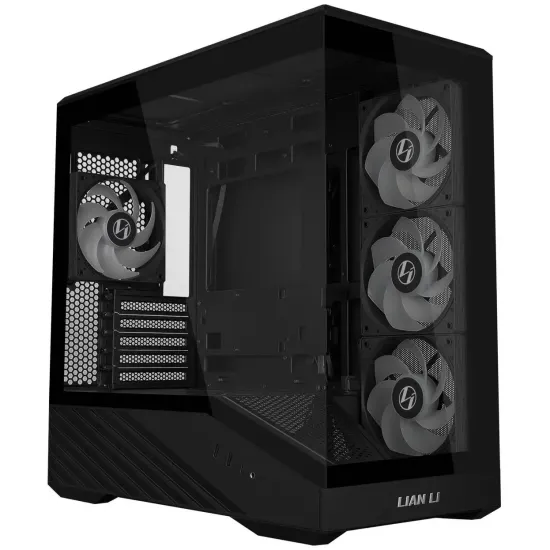 Case Lian Li Vector V100 MINI ARGB Mid-Tower, Tempered Glass - Black