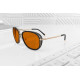 GUNNAR Dume Computer Glasses - Gold - Amber Max