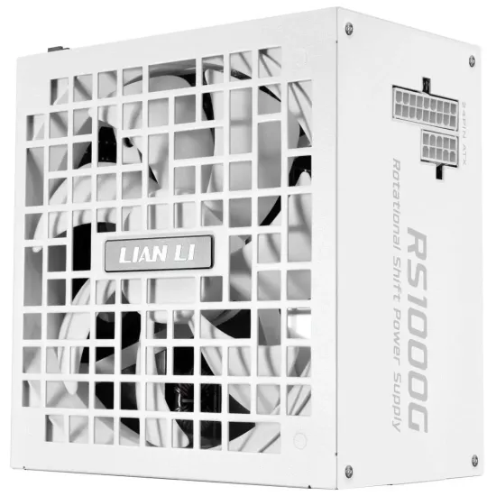 Power Supply Lian Li RS 1000W 80+ Gold PCIe 5.1, ATX 3.1, RS Hub - White