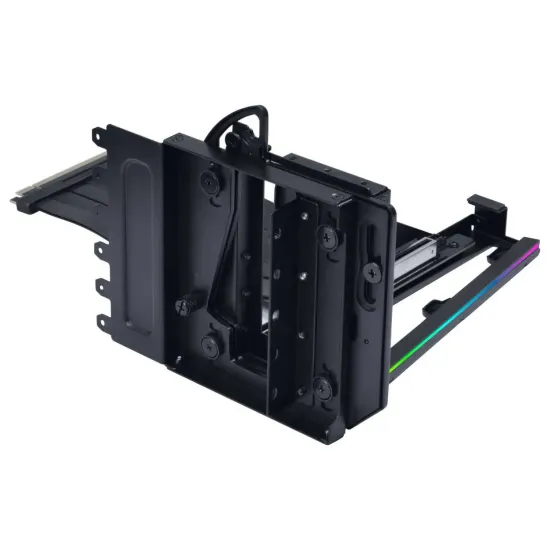 Lian Li Vertical GPU Mounting Kit VG4-5-V4 with PCIe 5.0 Riser Cable - Black