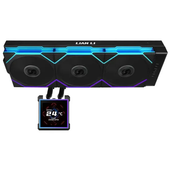CPU AiO Cooler Lian Li HydroShift II LCD-S 360TL RGB - Black