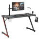 Gaming Desk Nemesis II - Black Red