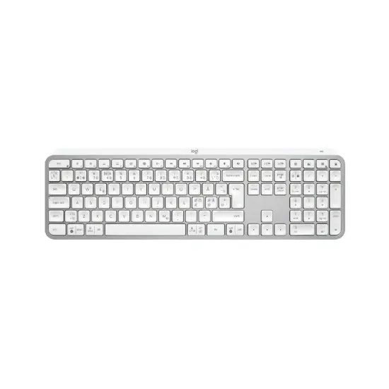 Безжична клавиатура Logitech MX keys S Illuminated, Pale gray
