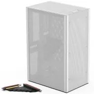 Кутия Ssupd Meshlicious Full Mesh PCIE 4.0 Edition Mini-ITX Case - White