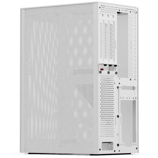 Кутия Ssupd Meshlicious Full Mesh PCIE 4.0 Edition Mini-ITX Case - White