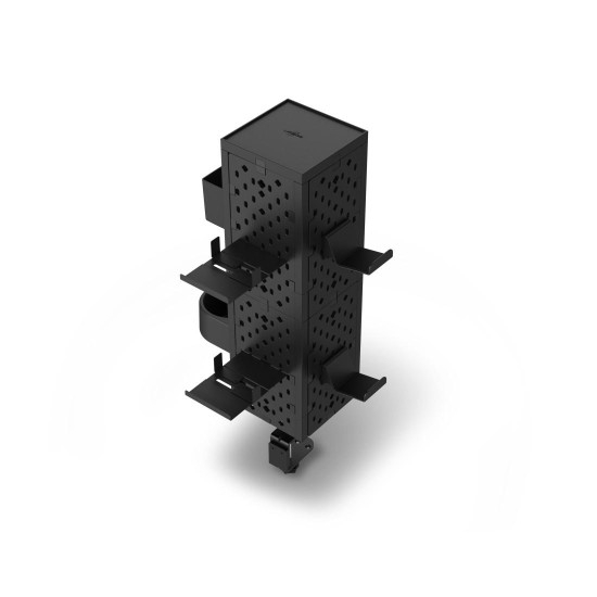 uRage Peg Board, Perforated Panel for Gaming, Modular Kit, Wall/Table Mounting, black