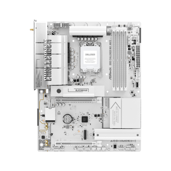 Дънна платка ASRock B860 Challenger White WIFI, LGA 1851