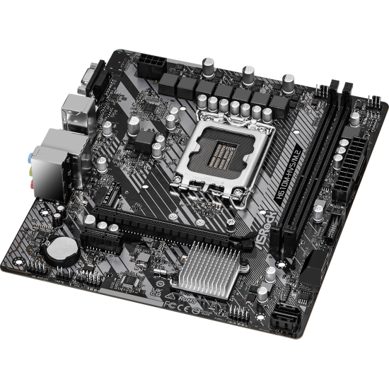 Motherboard ASRock H610M-HVS/M.2 R2.0, LGA1700, DDR4, mATX