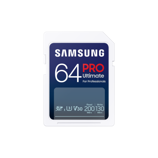 Memory card Samsung PRO Ultimate SD Card 64GB UHS-I , U3, V30