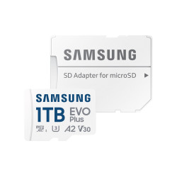 Memory card Samsung EVO+, 1 TB, mSD + Adapter, card microSDXC