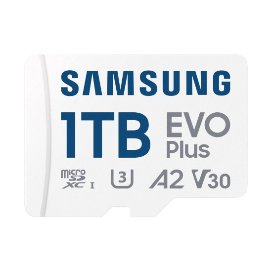 Memory card Samsung EVO+, 1 TB, mSD + Adapter, card microSDXC