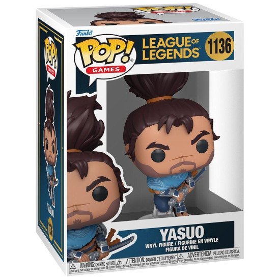 Фигурка Funko Pop! Games: League of Legends - Yasuo #1136