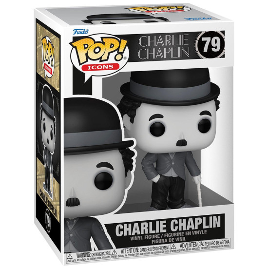 Фигурка Funko Pop! Icons: Charlie Chaplin - Charlie Chaplin #79