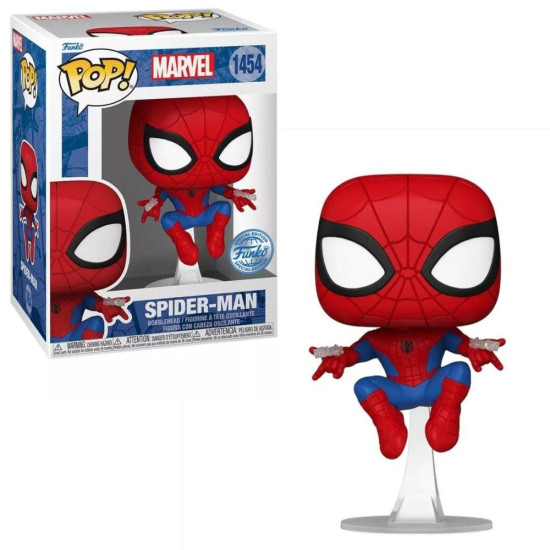 Фигурка Funko Pop! Marvel: Spider-Man - Spider-Man (with Webshooters) (Special Edition) #1454