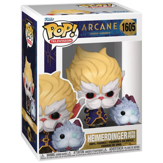 Funko Pop! Television: Arcane LoL S1 -Heimerdinger with Poro #1605