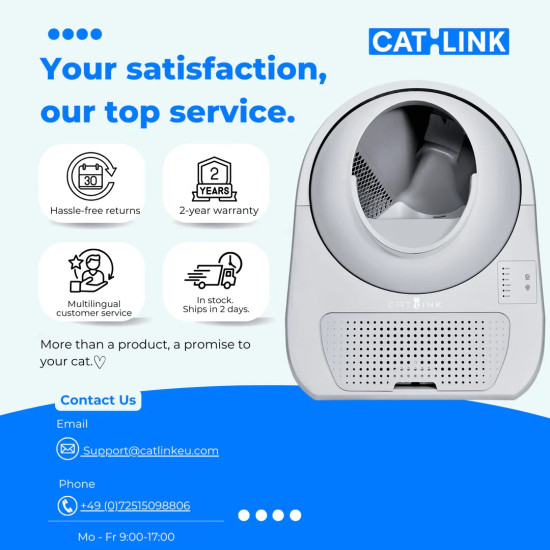 CatLink Самопочистваща се котешка тоалетна Scooper Young Version - CL-03