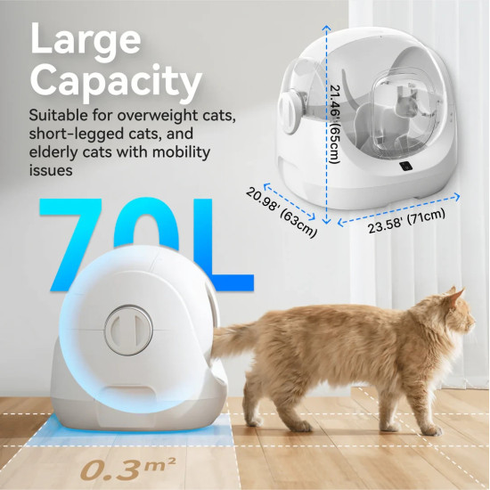 CatLink Самопочистваща се котешка тоалетна BayMax Litter Box