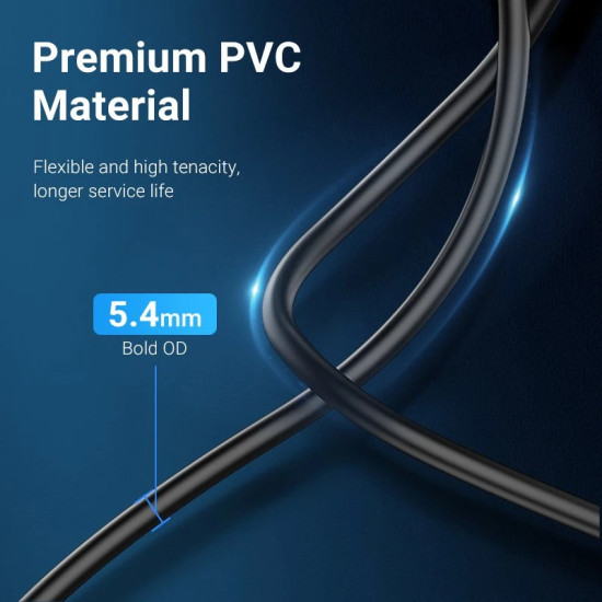 Vention Кабел USB 3.0  Extension AM / AF - 5.0M Black - CBHBJ