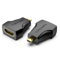 Vention Адаптер Adapter Micro HDMI M / HDMI F Black - AITB0