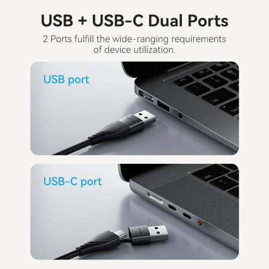 Vention адаптер Adapter USB-C/A to HDMI F - ACYHB